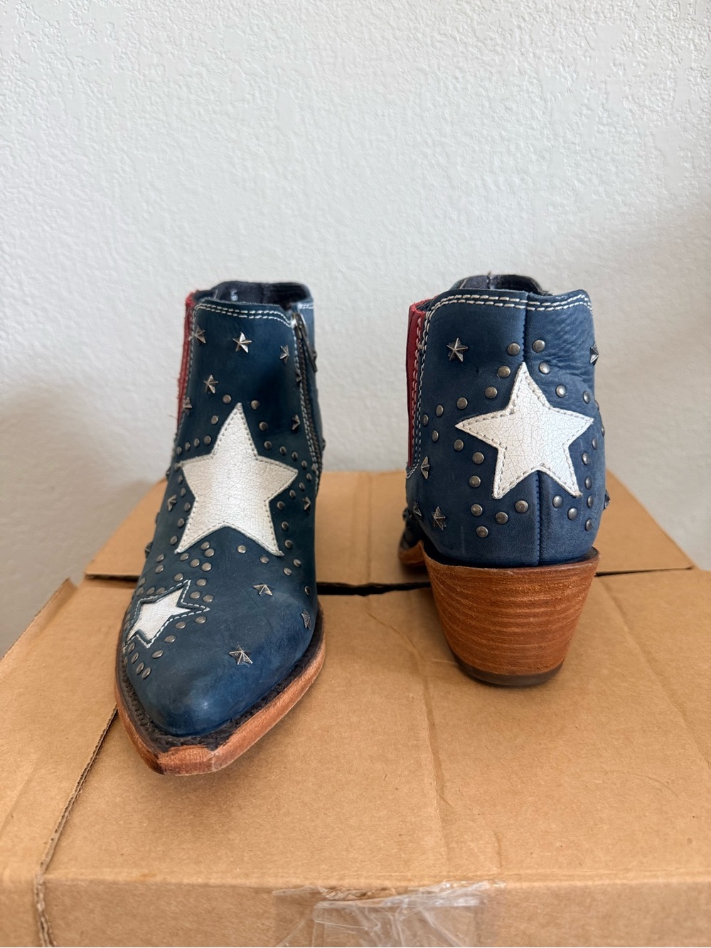 LIBERTY Black A Star is Born Zipper Ankle Boots size 6 - Picture 6 of 9